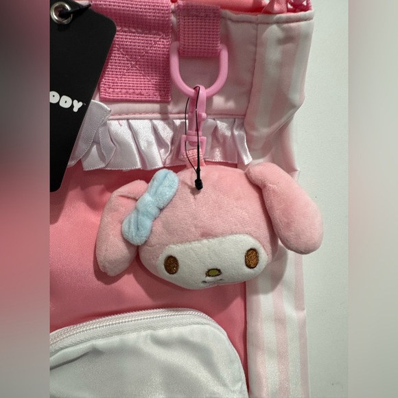 Sanrio My Melody Stripe Ribbon Cargo Tote Bag